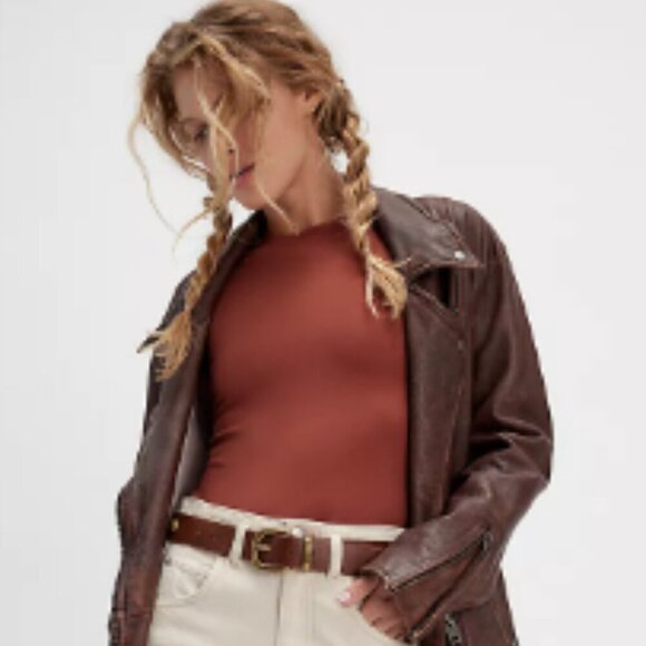 NWT Free People Intimately Alexis Tee Bodysuit Size S Copper Rose Short Sleeve - Picture 12 of 12